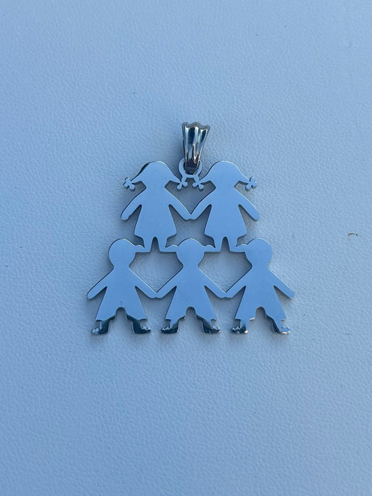 2 niñas-3 niños