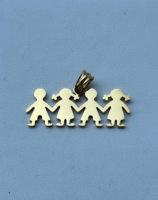 2 niños-2 niñas
