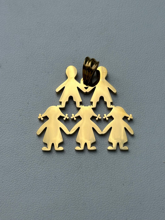 2 niños-3 niñas